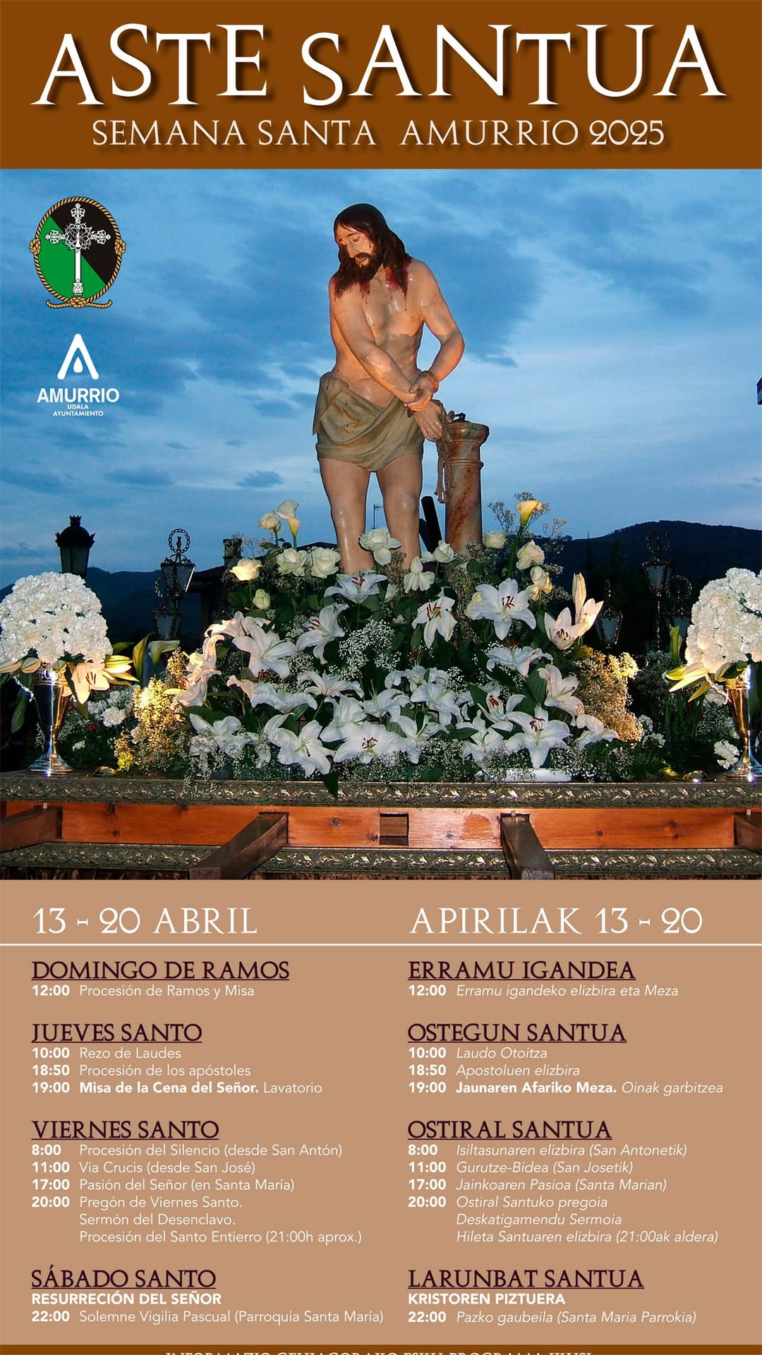 Semana Santa en Amurrio 2025 Amurrio